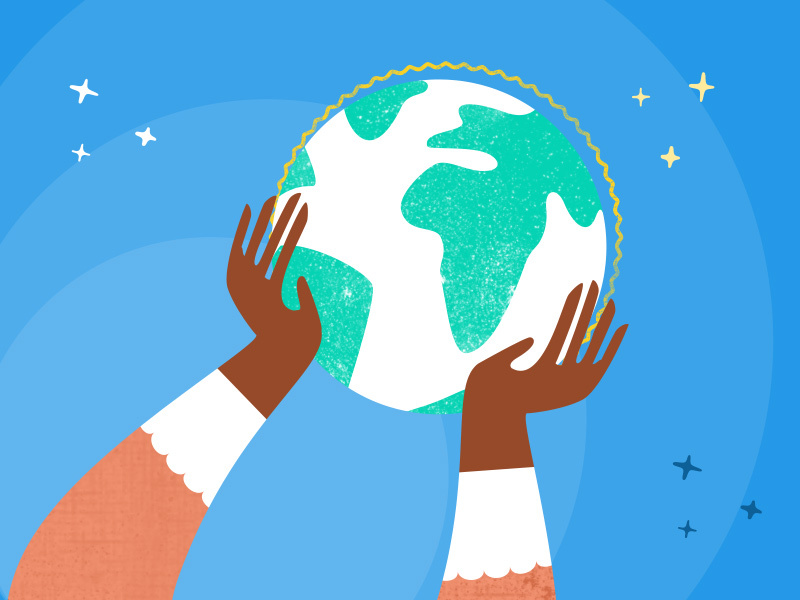 Earth Illustration by Clare Crisafi on Dribbble