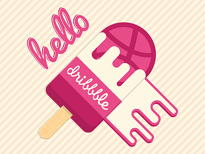 Hello Dribbble, I'm Ilarion Ananiev! 2.5d ananiev debut dribbble first first shot hello icecream ilarion ilarion ananiev ilarionananiev illustration invite isometric pink shot