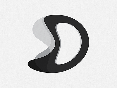 "D" like Darkness Logo Design Concept