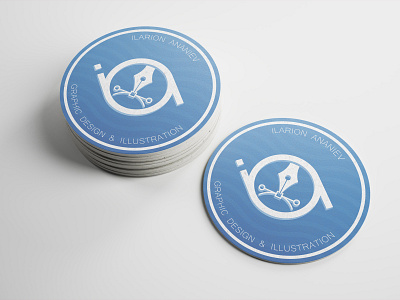 Ilarion Ananiev Round Coaster color combinations font exploration visual brand family selection branding illustration isometric shape mark logo identity icon logo type 2.5d logos logofolio geometric red selection branding simple circle illustration simple letters illustration simple shape mark style guide bright vector logomark design