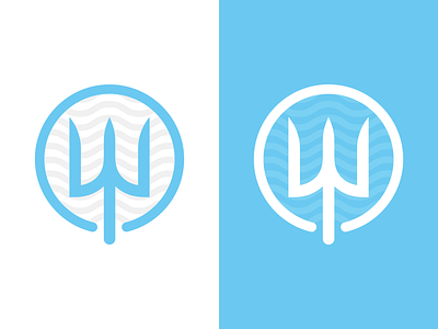 Trident Logo Design Concept by Ilarion Ananiev