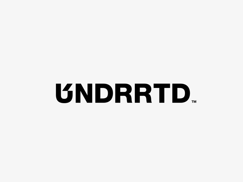 Underrated Logotype Construction animation construction logotype