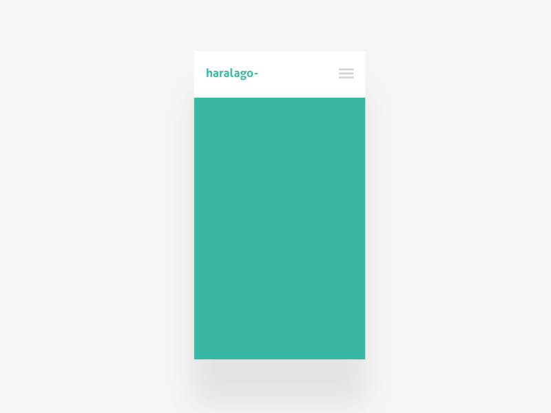 Haralago Website - Mailing List Form haralago ui ux