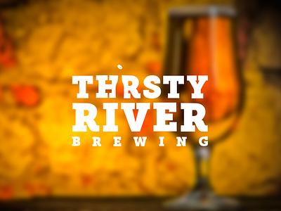 Thirsty River Brewing beer beer bottle bottle brewery brewing logo logo design river thirsty thirsty river brewing vertex