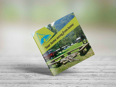Camp Vodenca Brochure brochure camping catalogue design logo mountains outdoors river
