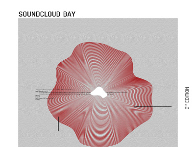 Poster for Soundcloud Bay art design designer experiments graphic design illustration music poster sound vector