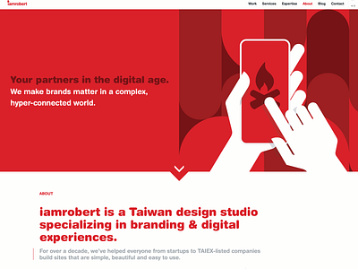 about page | iamrobert agency about agency landing page agency website