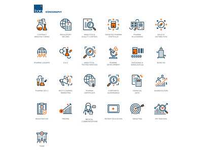 Pharmaceutical Icon Set