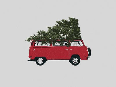 Christmas Tree & Van