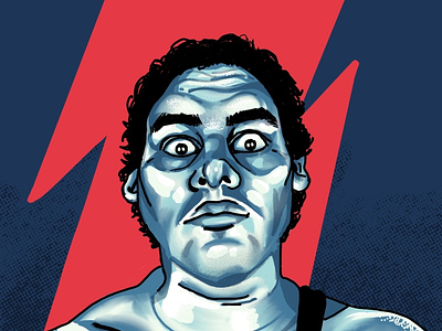 Andre The Giant design designs drawing graphic graphicdesign illustration wrestler wrestlers