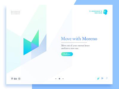 Move with Moreno - Logo concept