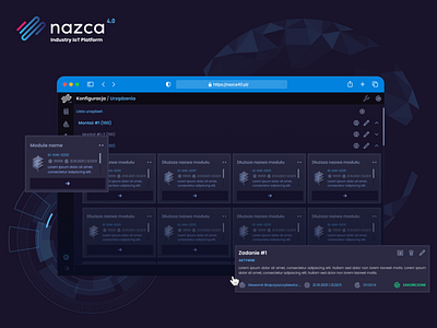 Nazca 4.0 - Industry IoT Platform big data black1px desktop desktop ui figma industry industry 4.0 interface iot platform nazca nazca 4.0 technology technology 4.0 ui