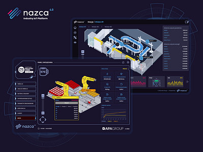 Nazca 4.0 - Industry IoT Platform automation black1px design desktop ui figma industry industry 4.0 iot iot platform ui