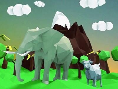 Low-poly Landscape