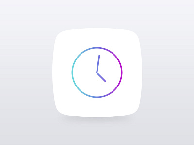 iOS 7 Clock Icon