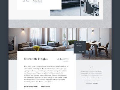 Design Practice - Homes by Rory Morris on Dribbble