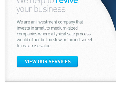Revive Full blue business clean finance professional web website