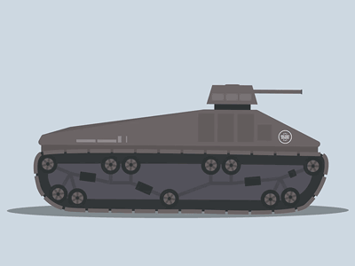 Tank Test after effects animation cartoon tank