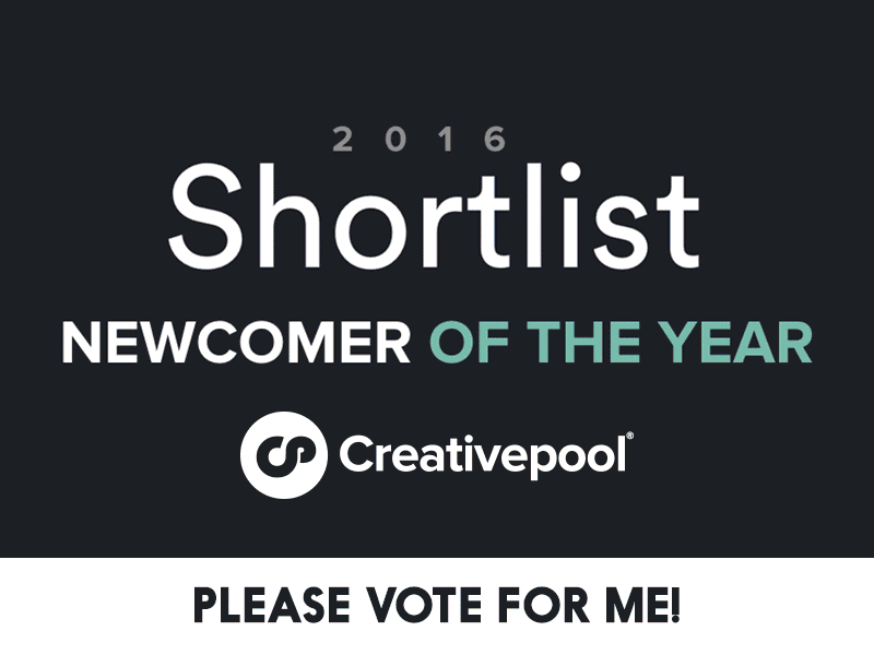 Newcomer of the Year 3d awards creativepool newcomer render shortlist vote