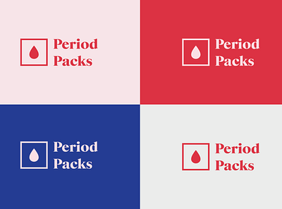 Period Packs Logo Concept adobe illustrator brand design brand identity branding logo logo design non profit