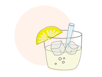 Lemonade adobe illustrator digital design illustration