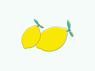 Lemon Family Illustration adobe illustrator digital design illustrator lemon lemonade lemons line illustration vector