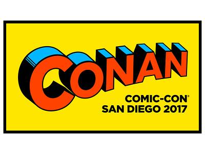 Conan Comic-Con Logo 2017