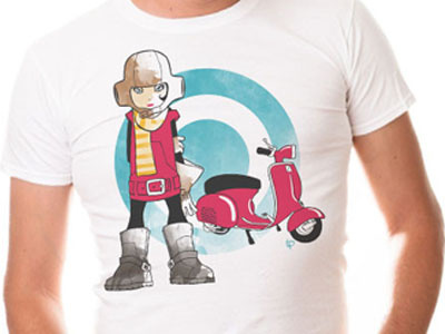 T-shirt character design drawing illustration misterdressup