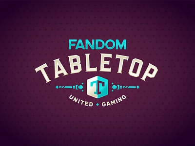 Fandom Tabletop Logo brand branding design fandom games identity logo roleplaying typography