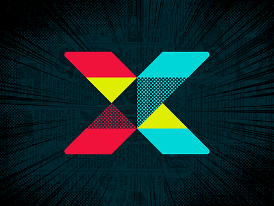 Fandom X branding design fandom identity letter x lettering logo logotype typography