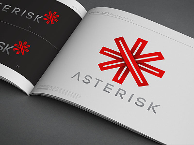 ❌Asterisk Branding branding concept design futuristic graphic graphic design lettering logo minimal type typography vector