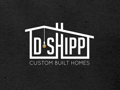 Branding for D•Shipp // Custom Built Homes in Orange County, CA architecture branding concept design graphic graphic design lettering logo minimal real estate type typography