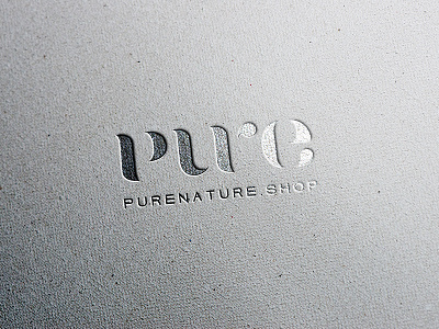 pure nature shop logo branding gold logo logo natural cosmetics natural cosmetics logo pure logo pure nature typography wordmark