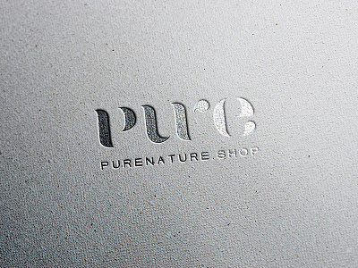 pure nature shop logo