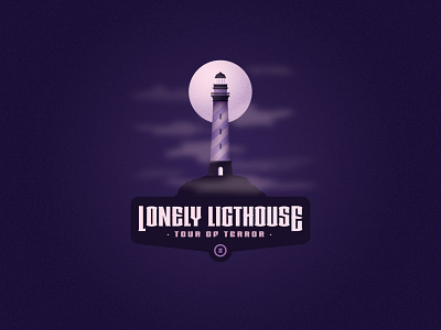 Tour of Terror | Lonely Lighthouse Illustration