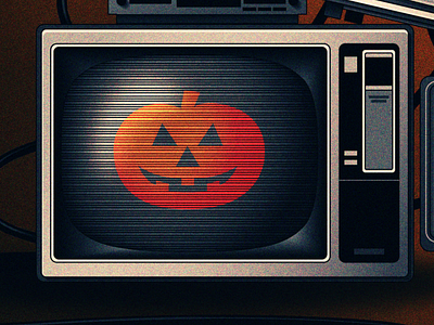 Halloween 2021 | Detail Shot 1 creepy drawing grain halloween halloween 3 halloween iii illustration jackolantern michael myers october pumpkin retro season of the witch silver shamrock television texture trick or treat tv vector witch