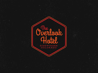 The Overlook Hotel | Logo Design badge badge design branding design halloween horror logo logo design logotype retro the overlook hotel the shining
