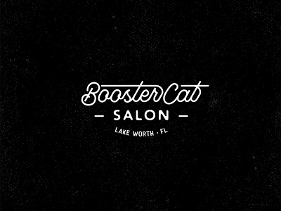 Booster Cat Salon Secondary Logotype