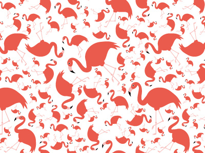 Flamingos pattern