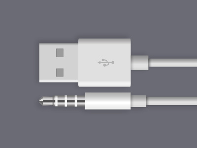 Plugs grey illustration plugs usb white