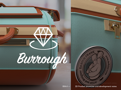The Burrow Bag - 3D concept 3d accessory darius frank defcise design digital art fashion