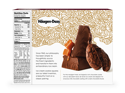 Häagen-Dazs Packaging art direction brand brand design chocolate consumer goods cookie dessert food food and drink food packaging graphic design ice cream icecream new product package design packaging