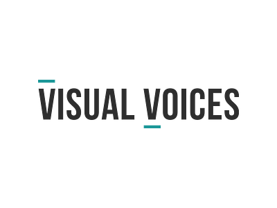 Logo: Visual Voices by chrisdoes.design on Dribbble