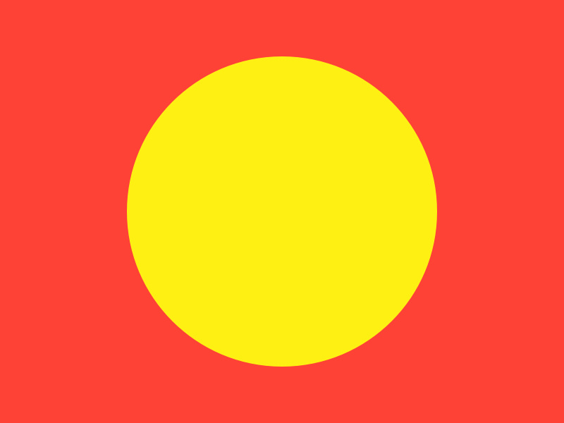Haze #10 yellow series red layout haze grid eight design collection circle 8pt