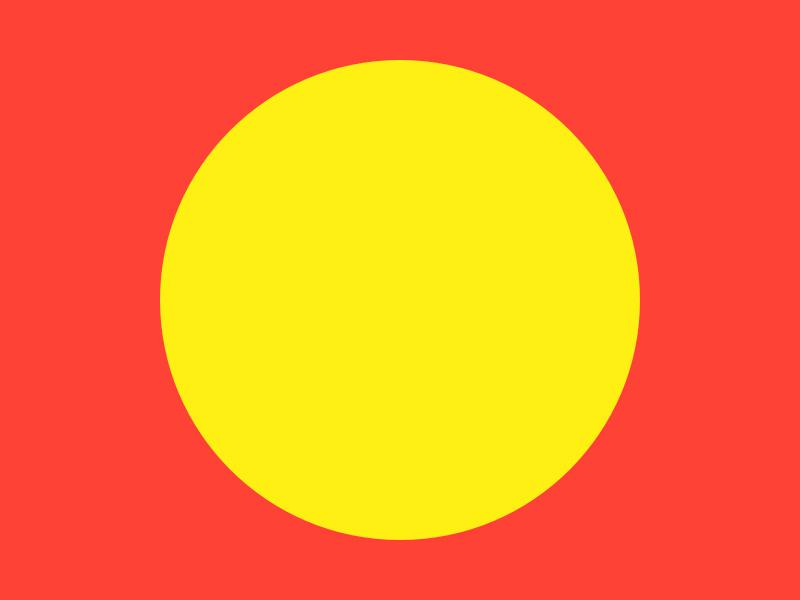 Haze #11 yellow series red layout haze grid eight design collection circle 8pt