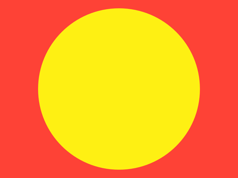 Haze #12 yellow series red layout haze grid eight design collection circle 8pt