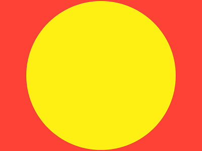 Haze #13 8pt circle collection design eight grid haze layout red series yellow