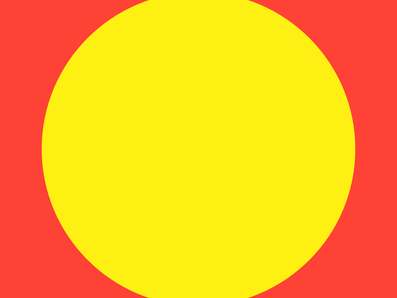 Haze #14 yellow series red layout haze grid eight design collection circle 8pt