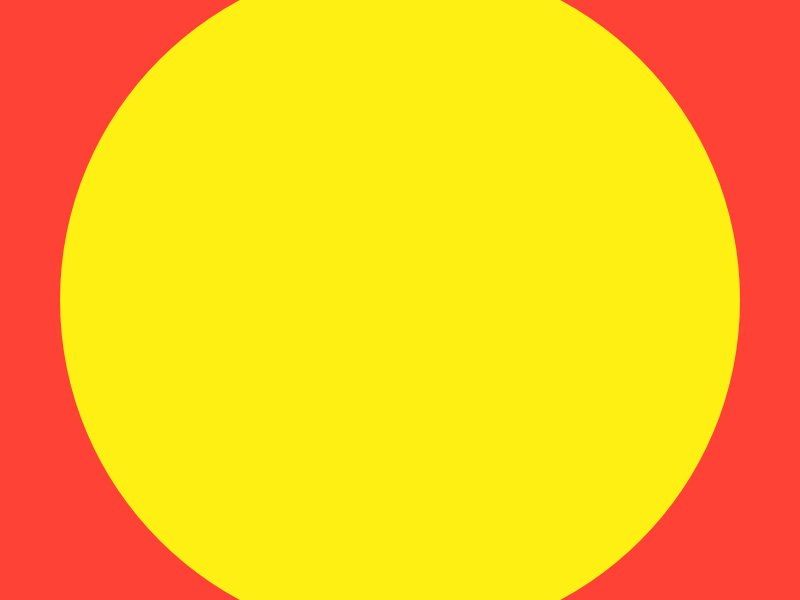 Haze #15 yellow series red layout haze grid eight design collection circle 8pt