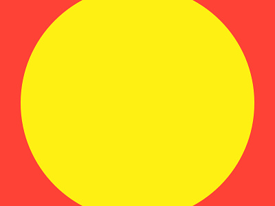 Haze #15 8pt circle collection design eight grid haze layout red series yellow